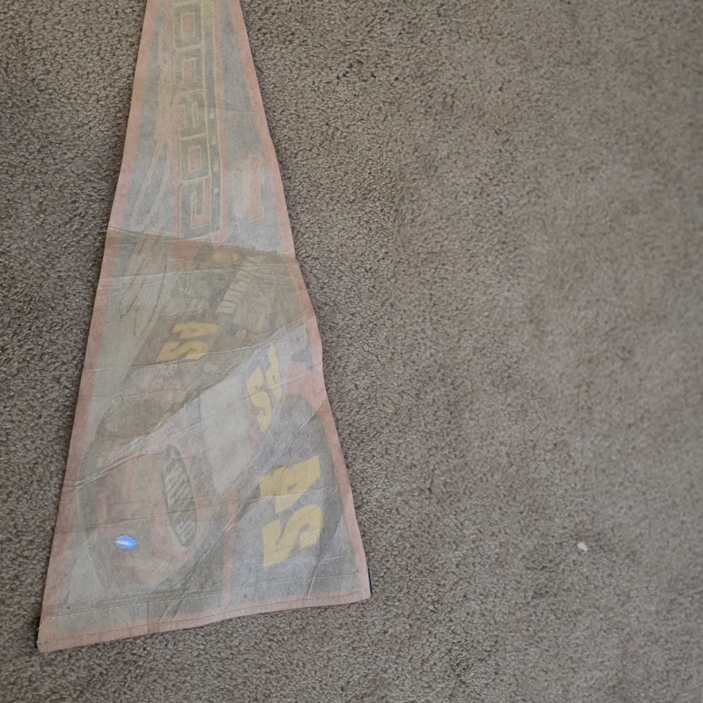 Nascar Red and Blue Pennant